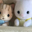 made of: bunnys , blue winter , rain , horror things , bl , sleep . .